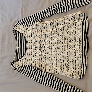 Black and White Sweater